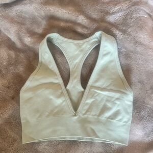 CSB green Isabelle mathers seemless bra